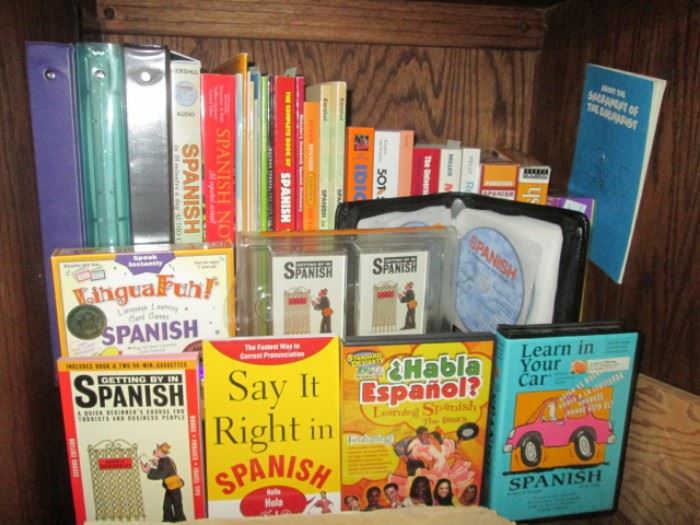 Assortment of Spanish Language Books