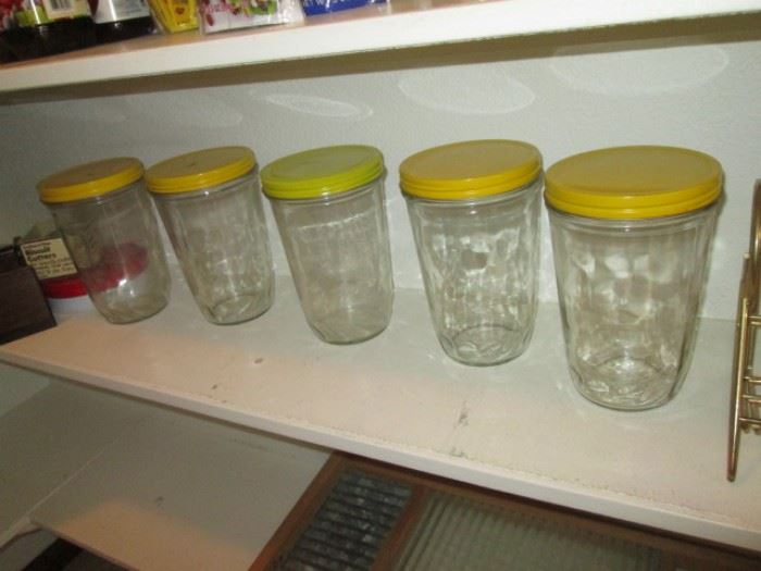Jars with Yellow Tops #4413-14-B