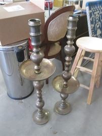 Tall Brass Candlesticks