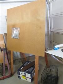 Peg Board Easel