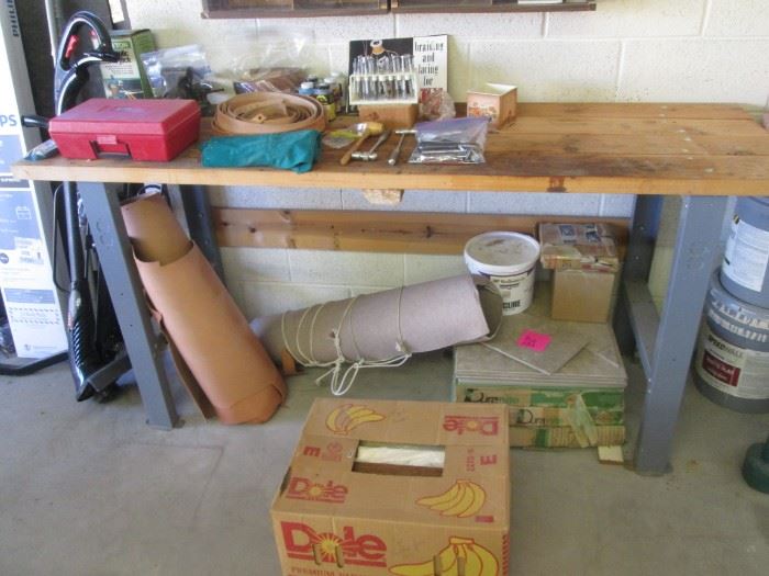 Assorted Tools and Workbench