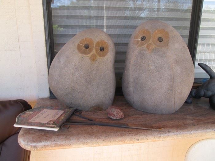 Darling Large Owl Sculptures