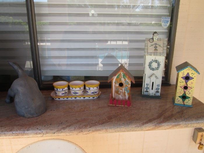 Birdhouses and Other Yard Decor