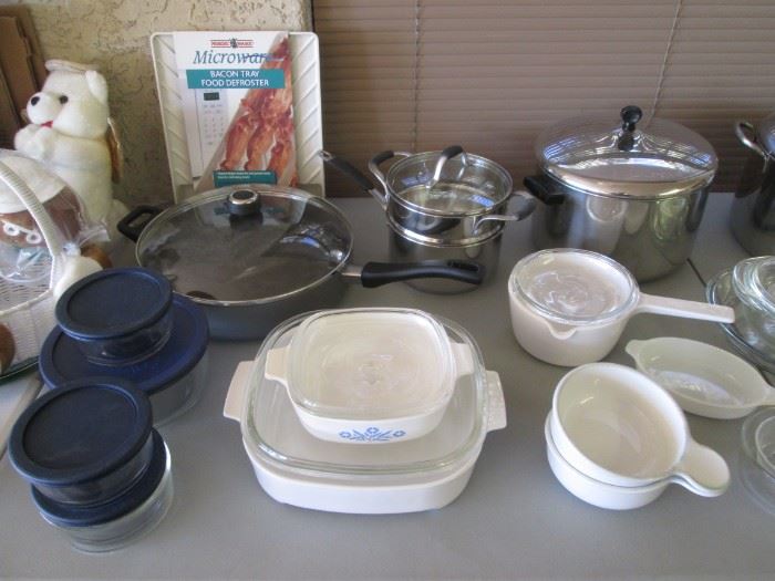 Corning Ware, Pots & Pans