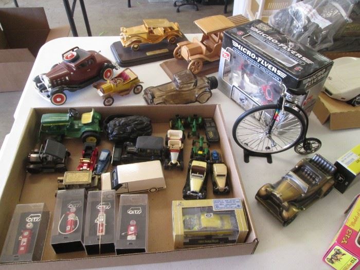 Several Tables of Auto-Themed Collectibles