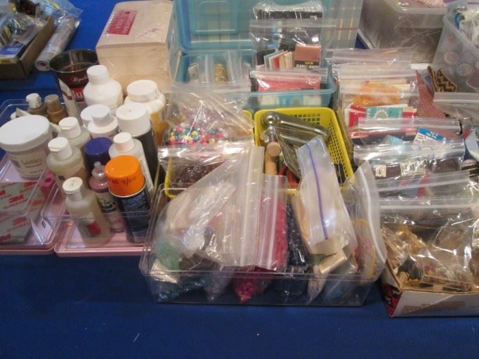 Also Tons of Craft Supplies, Great Variety and Number of Items!