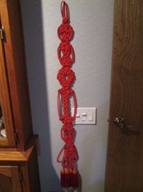 Knotted Macrame Wall Hanging