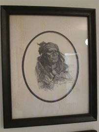 Native American Themed Art - 4 pieces
