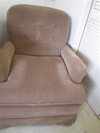 Button-Tufted Occasional Chair