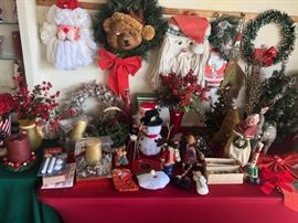 Ho Ho Ho, Tis the Season for Festivities! Lot's of Decor waiting to find a home for the Holidays...