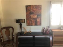 Great Pieces; Rocker, Console Table, Lamp & Accessories