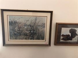 Variety of Framed Art Pieces