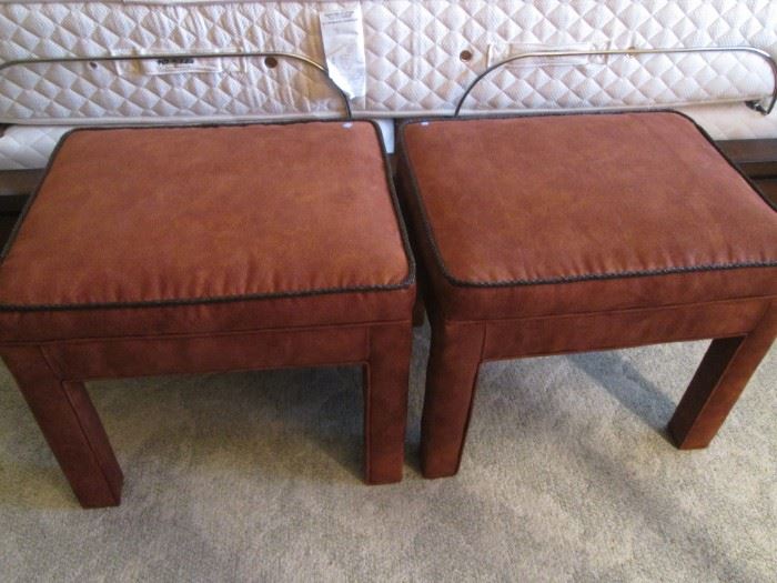 2-Matching Upholstered Stools