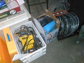 Old Chrome Hub Caps, Power Tools, Car Stereos