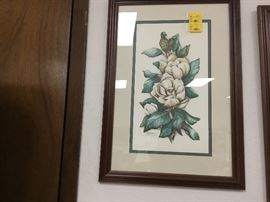 Pictures throughout the warehouse - various sizes and subject matter.