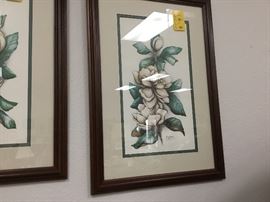 Pictures throughout the warehouse - various sizes and subject matter.