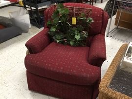 Close up of red rocker