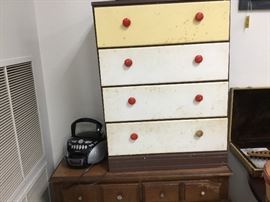 Chest and small radio