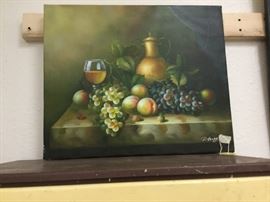 Pictures throughout the warehouse - various sizes and subject matter.