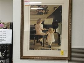 Pictures throughout the warehouse - various sizes and subject matter.