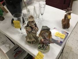 Glasses & figurines