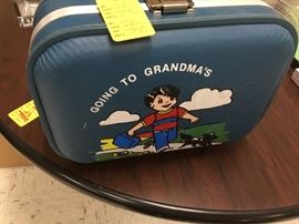 Vintage “Going to Grandma’s” suitcase
