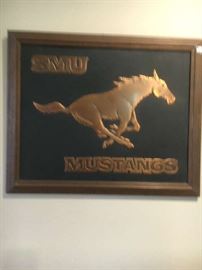 SMU wall plaque