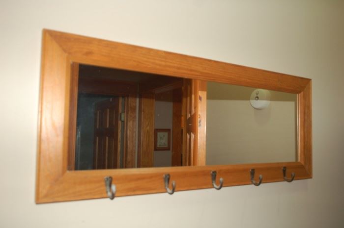 Large mirror coat hanger