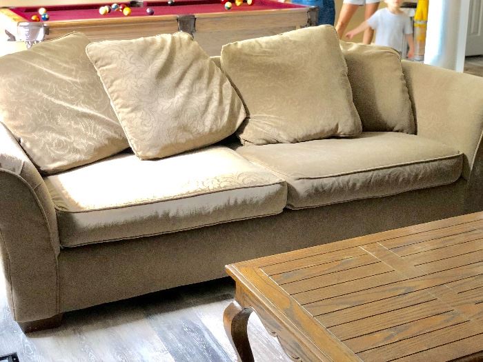 Neutral colored sofa