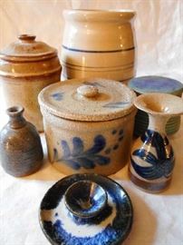 BLUE AND WHITE POTTERY