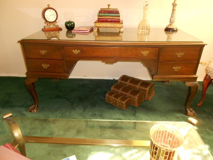 Executive Desk With Claw Feet 