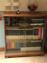 Glass enclosed Bookcase