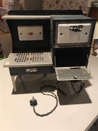 Antique EMPIRE Metal Ware Corp.~Salesman Sample/Toy Electric Stove/Oven