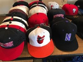 LOTS of Team Ball Caps~(many with price tags)