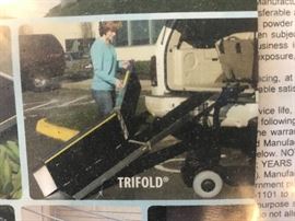Trifold Handicap Ramp