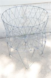 Vintage French laundry basket.