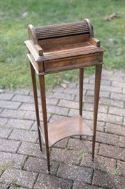 Vintage mini-roll top desk.