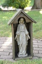 3 foot tall old religious shrine.