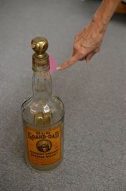 Vintage Old Grand-Dad whisky bottle