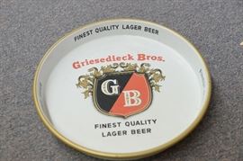 Griesedieck Brothers Beer Tray.