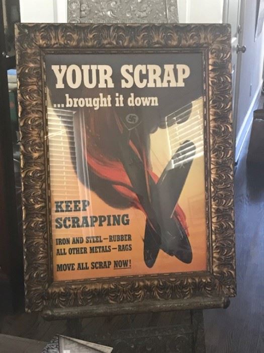 Original World War 2 Advertising (Framed)