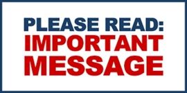 1 STOP Please Read. Important Pickup Informantion.