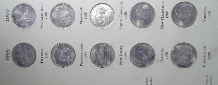 50 State Quarters, in Collection Book