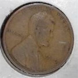 1919 Wheat Penny, VF Detail