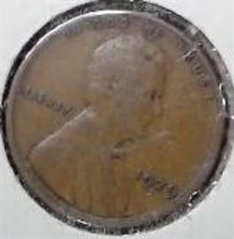 1929 Wheat Penny, Fine Detail