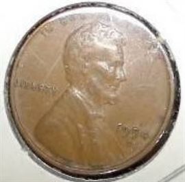 1954 D Wheat Penny, VF Detail