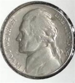 1964 Jefferson Nickel, XF Detail