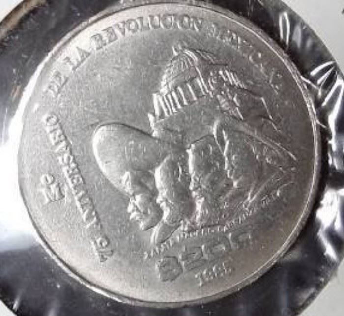 1985 200 Pesos, XF Detail