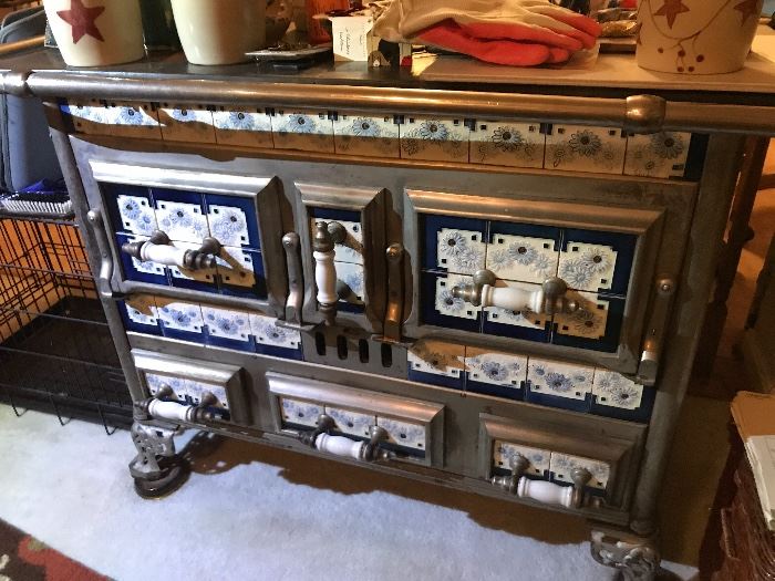 Antique Belgian stove from 1800's