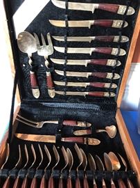 Thailand bronze flatware
